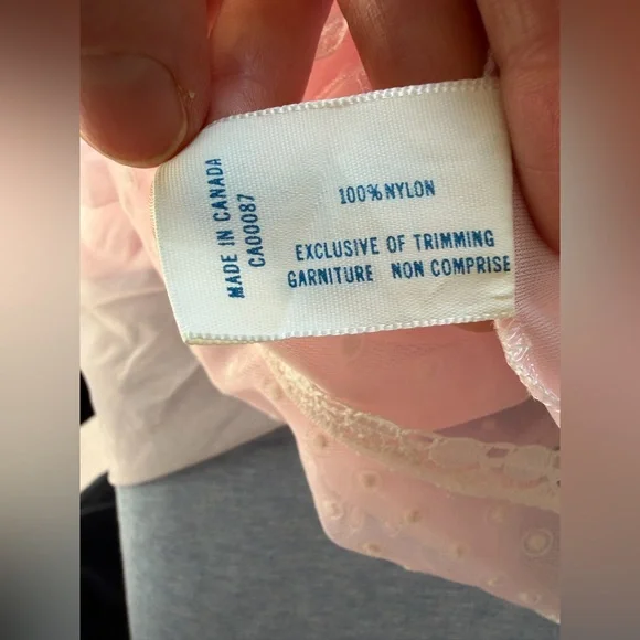 Vintage French Maid Pink Nightgown Lingerie - Picture 6 of 7